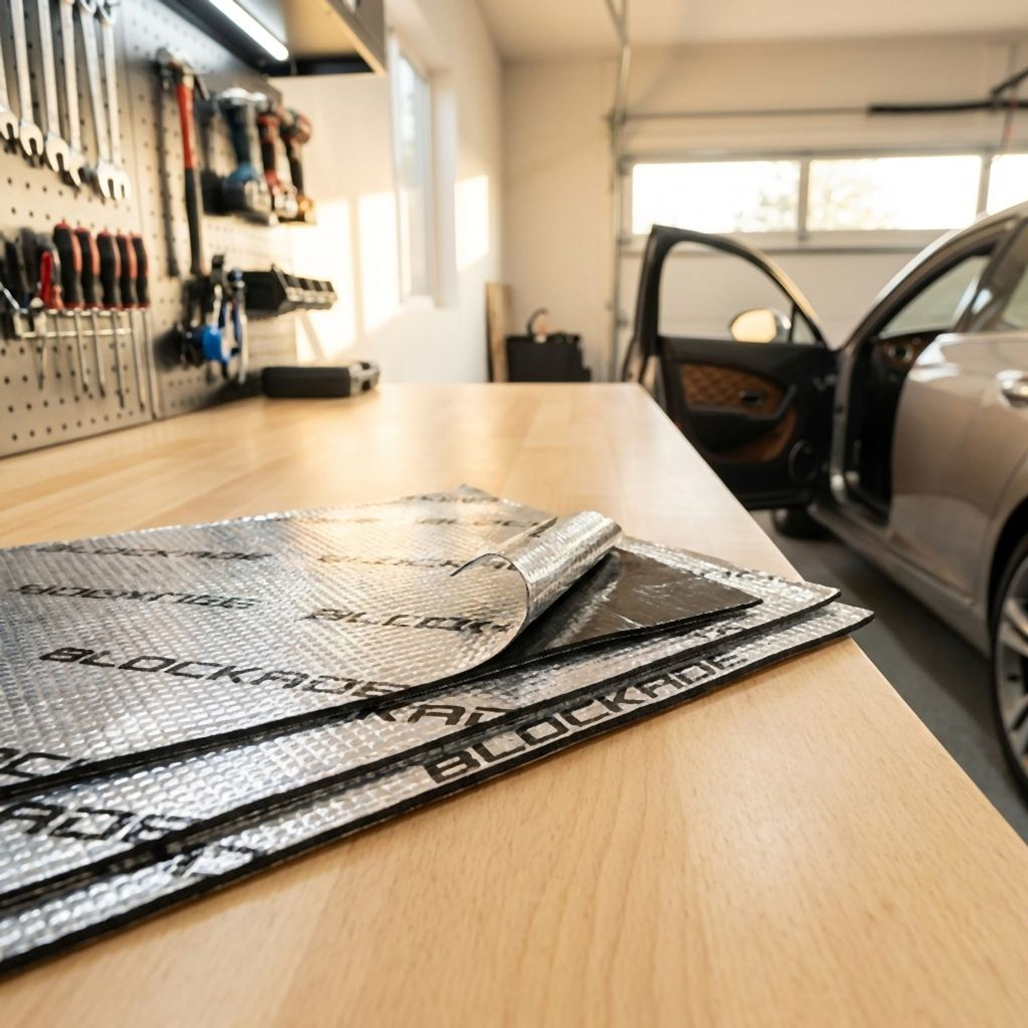 Aislante Acústico Autos Láminas Insonorizantes Caja 5 Unidades 2mm Entry Level
