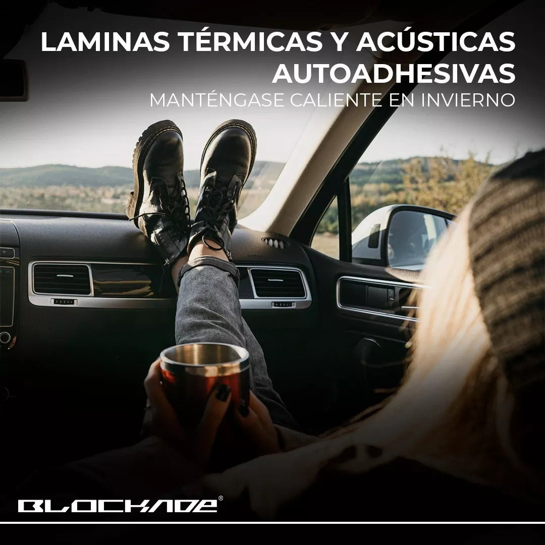Aislante Acústico Para Autos - Material Premium Autoadhesivo 2mm Entry Level