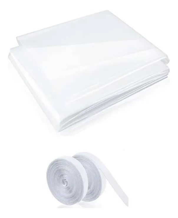 Aislante Transparente Para Ventanas Reutilizable 180x200cm