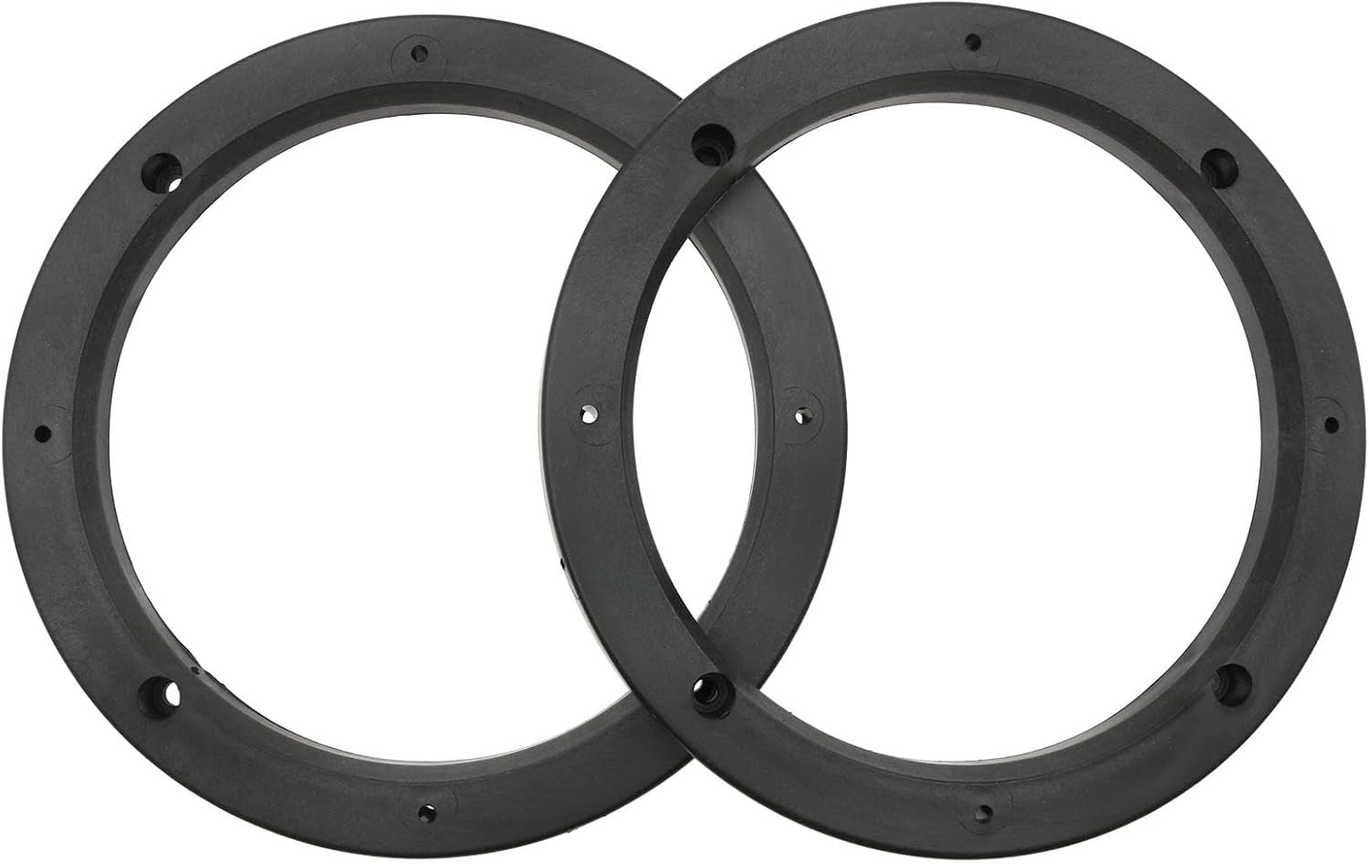Espaciador De Montaje Parlante Para Puerta Auto Negro 2u 6p