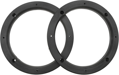 Espaciador De Montaje Parlante Para Puerta Auto Negro 2u 5p