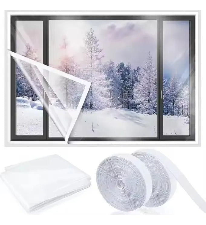 Aislante Transparente Para Ventanas Reutilizable 180x200cm