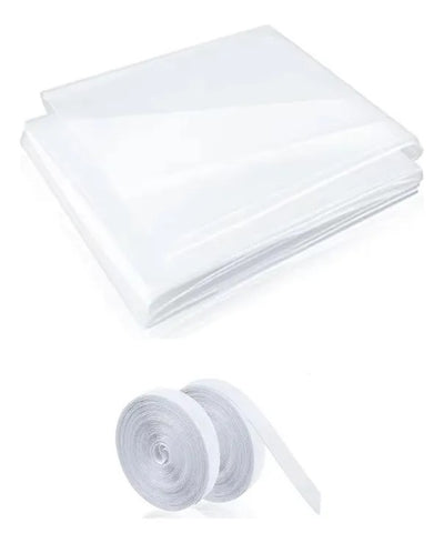 Aislante transparente instalado en ventana