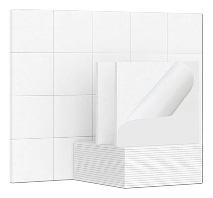 Paneles Acústicos Diseño Liso Para Reducción De Ruido Pack de 24 unidades 30x30cm