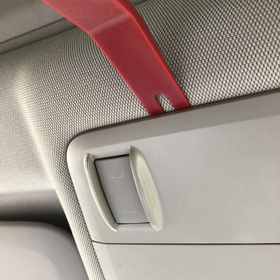 Palancas para desmontar molduras de auto, vista superior