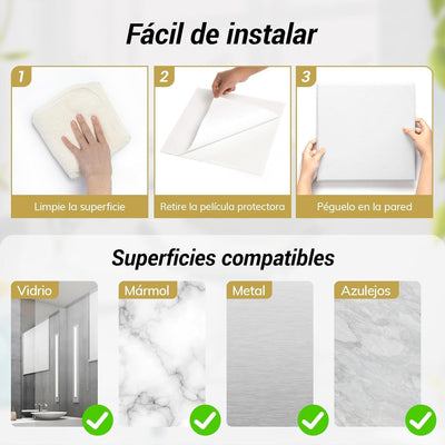 Pack de 24 paneles acústicos lisos, presentación