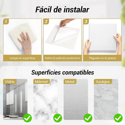Paneles Acústicos Diseño Liso Para Reducción De Ruido Pack de 24 unidades 30x30cm