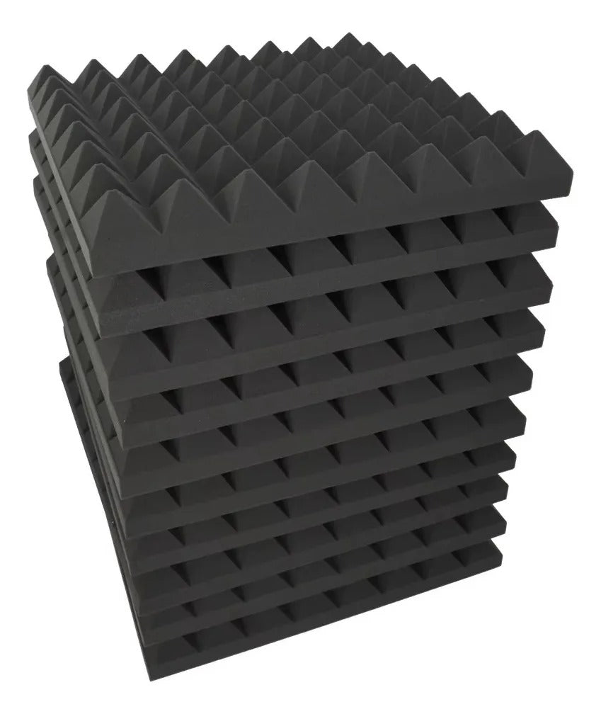 Set Espuma Acústica Anti Ruido Estudio Colores 24 Unidades 30x30 cm