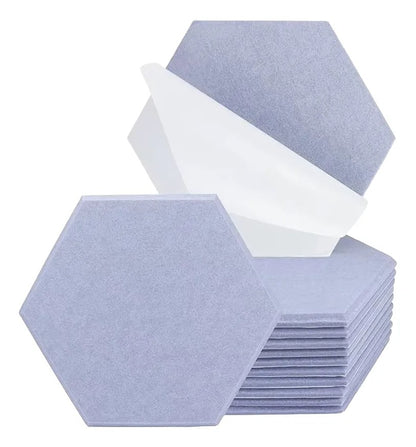 Paneles De Colores Absorbentes De Ruido Fibra Fieltro 12 Unidades