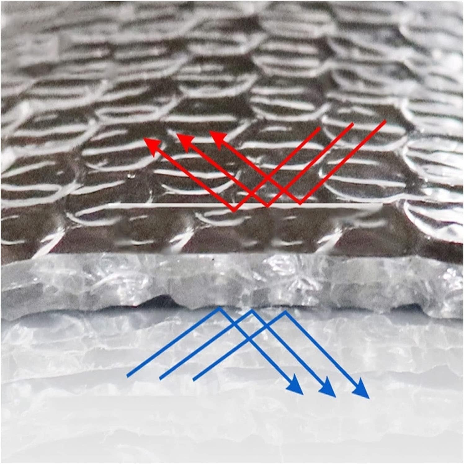 Aislante Térmico Reflectante Aluminio Burbuja 120x50cm 3,3mm